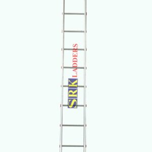 Bipole Aluminium Ladder - 1" Round Fluted Rungs